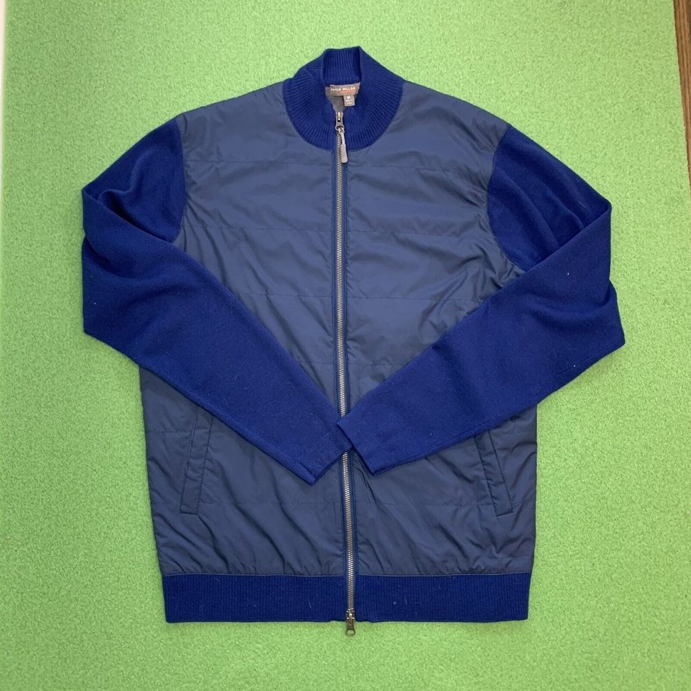 Peter Millar Crown Sport Zip Up Sweater Golf Jacket Men’s Size Medium
